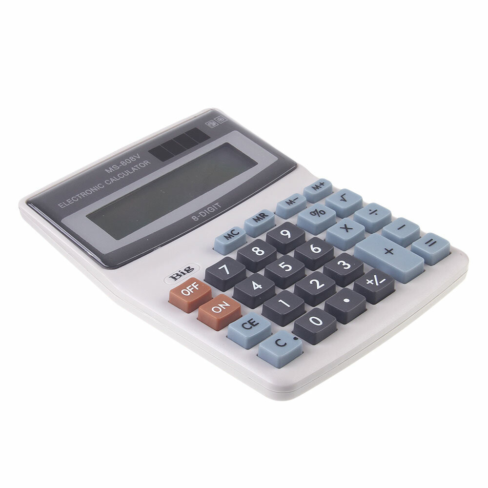 Калькулятор 8 разрядный настольный средний MS-808V