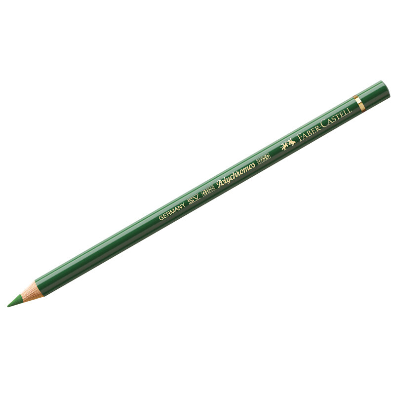 Карандаш художественный Faber-Castell "Polychromos", цвет 167 оливковый, 6 шт