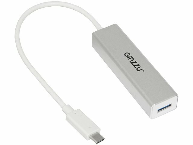 Разветвитель Ginzzu Разветвитель 4 порта USB3.0 OTG Ginzzu GR-518UB, внешн. (ret)