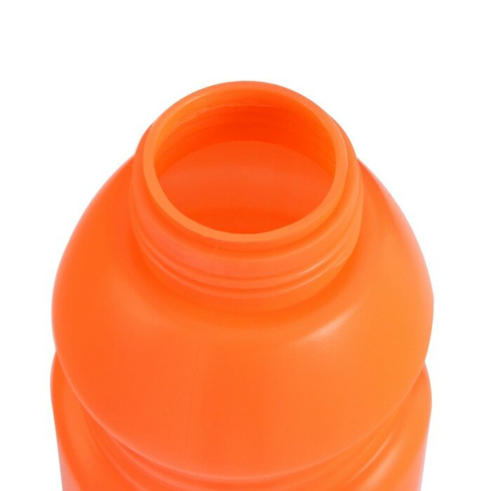 Бутылка для воды велосипедная, 400 мл, с соской, 18 х 6.2 х 6.2 см, оранжевая - фотография № 3