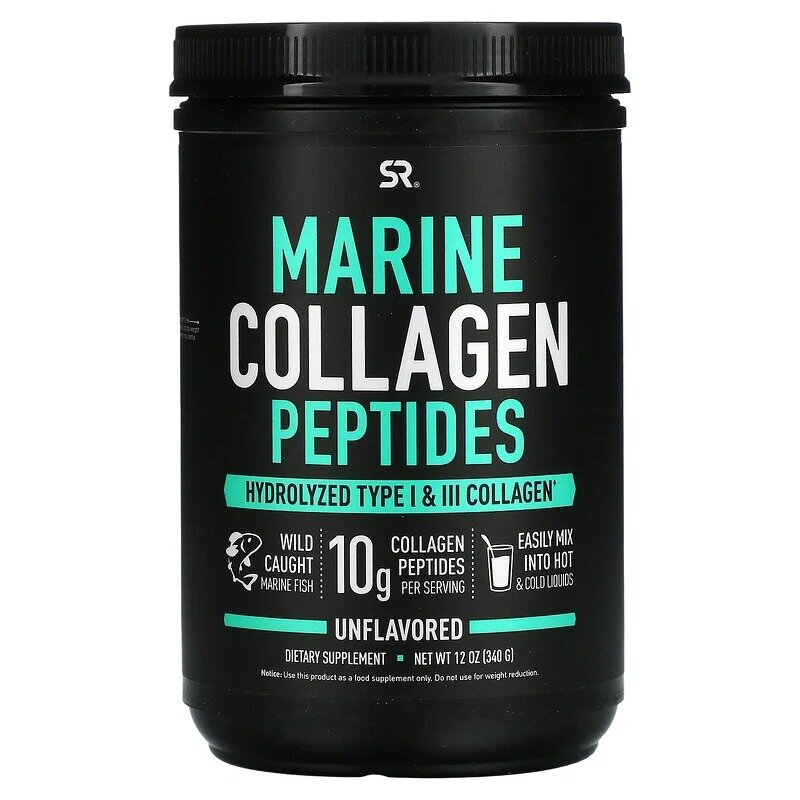 Sport Research Marine collagen 340 гр. Пептиды морского коллагена, без вкуса