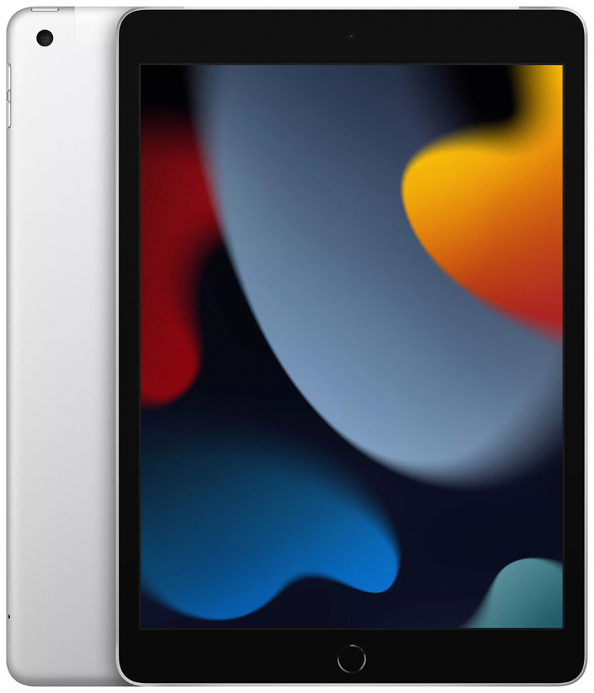 Планшет Apple iPad (2021), 64 ГБ, Wi-Fi + Cellular, серебристый