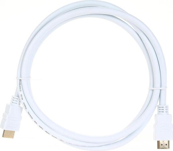 Кабель AOpen Acg711w-1.8m Hdmi 19M ver 2.0 1.8m White