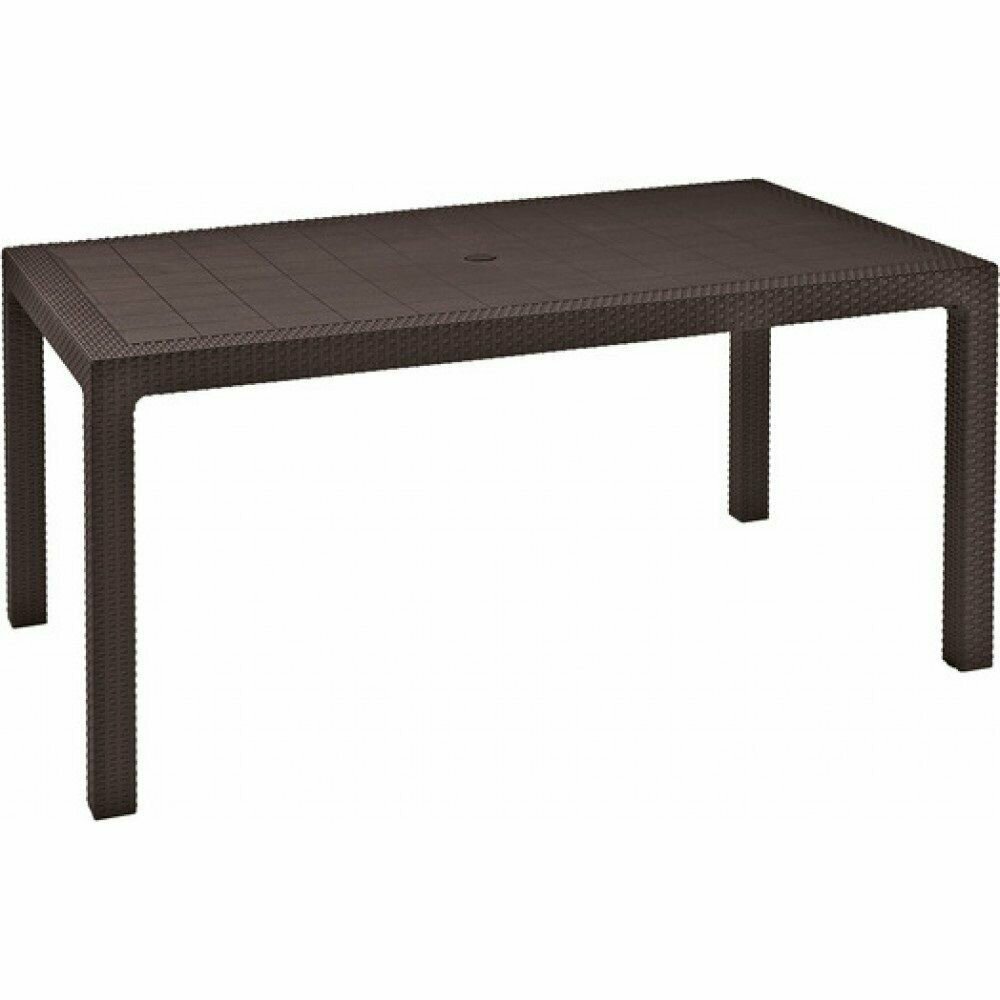 Комплект мебели YALTA L-LARGE 3 CHAIR (Ялта) темно-коричневый (без подушек) из пластика под искусственный ротанг - фотография № 3