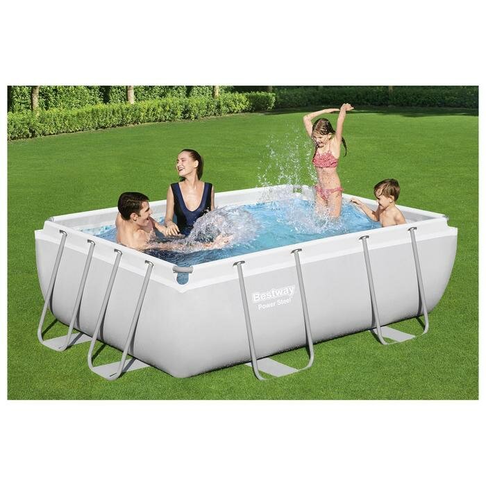 Bestway Бассейн каркасный Frame Pool Set, 282 х 196 х 84 см, фильтр-насос, 56629 Bestway - фотография № 3