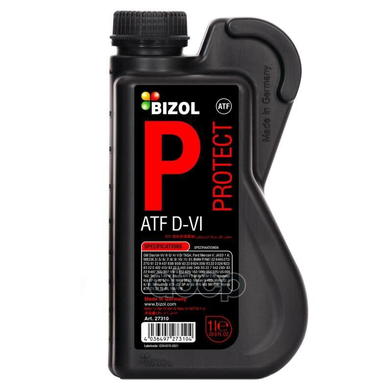 Масло Транмиссионное Для Акпп Protect Atf D-Vi (1л) BIZOL27310