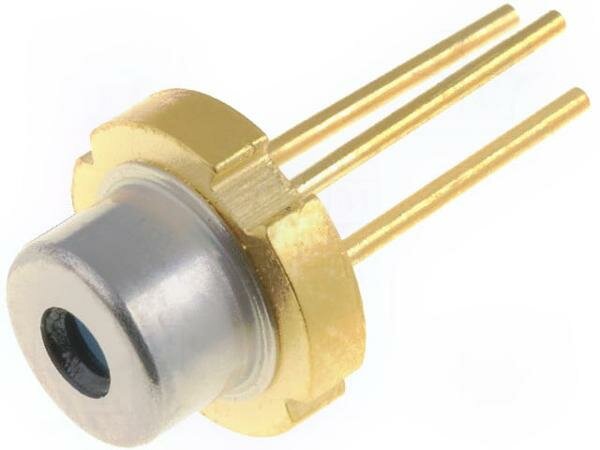 Диод Laser Components ADL-65075TL, Диод лазерный, 645-660нм, 7мВт, 9/28, TO18, Монтаж THT, 2,2-2,5ВDC, 1шт