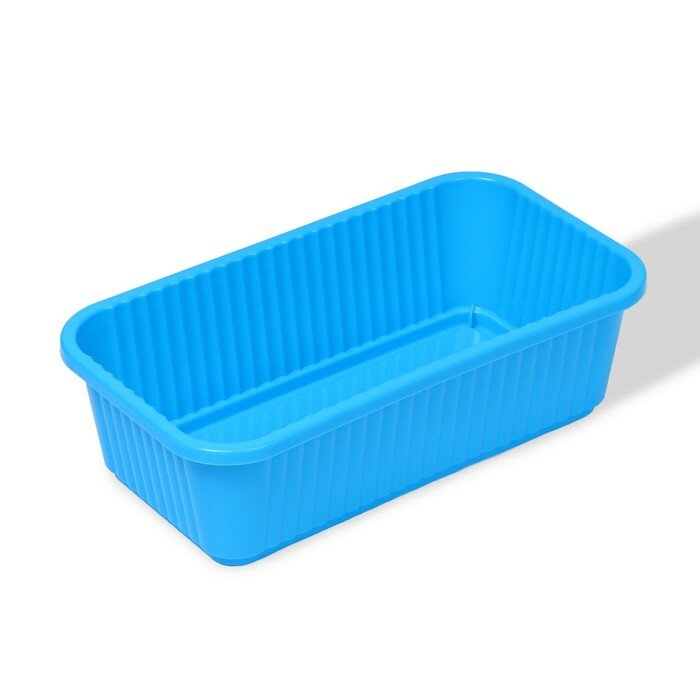Ящик для рассады 28.5 × 15.5 × 8.5 см 25 л голубой Greengo материал пластик