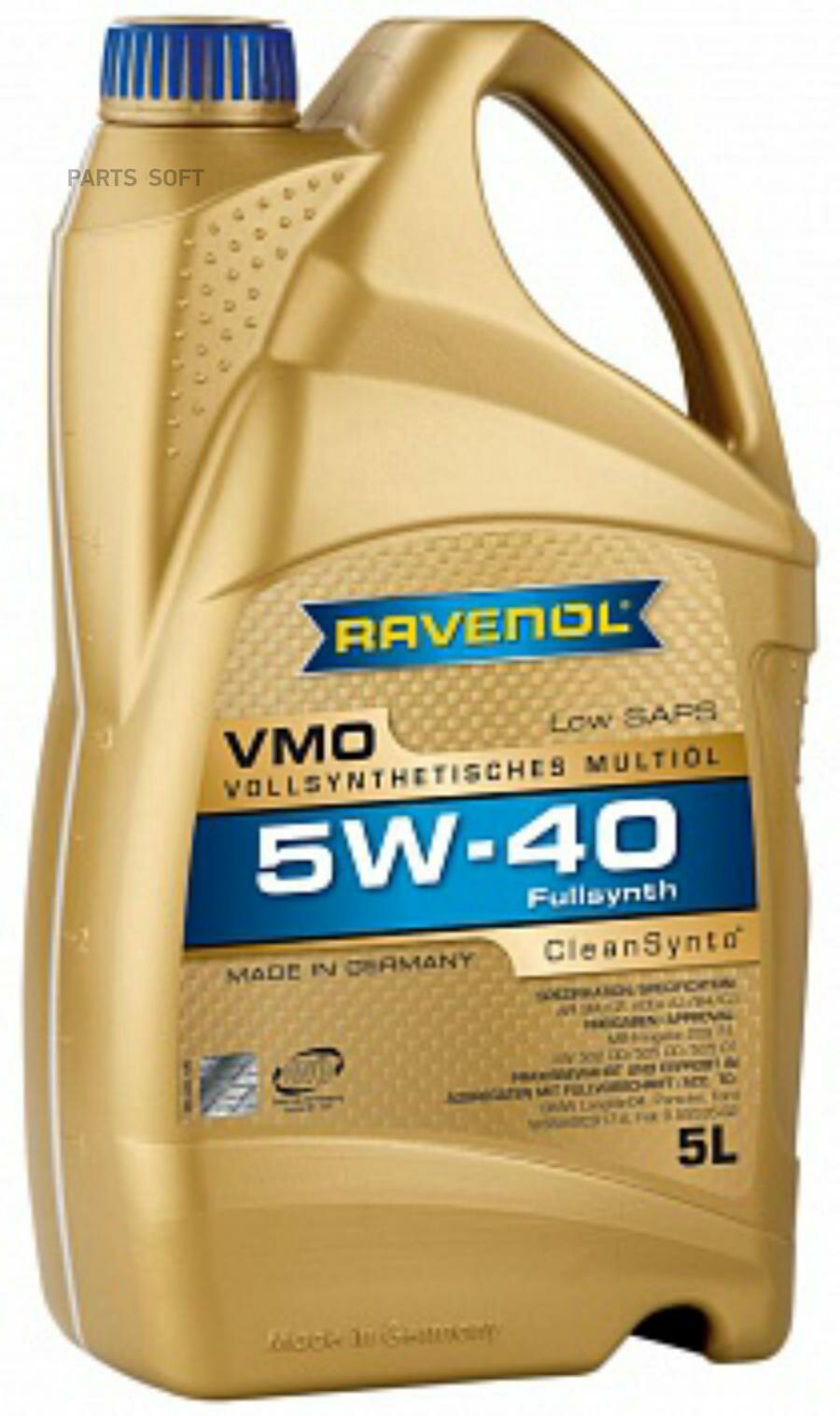 RAVENOL 1111133-005-01-999 Моторное масло RAVENOL VMO SAE 5W-40 (5л) new