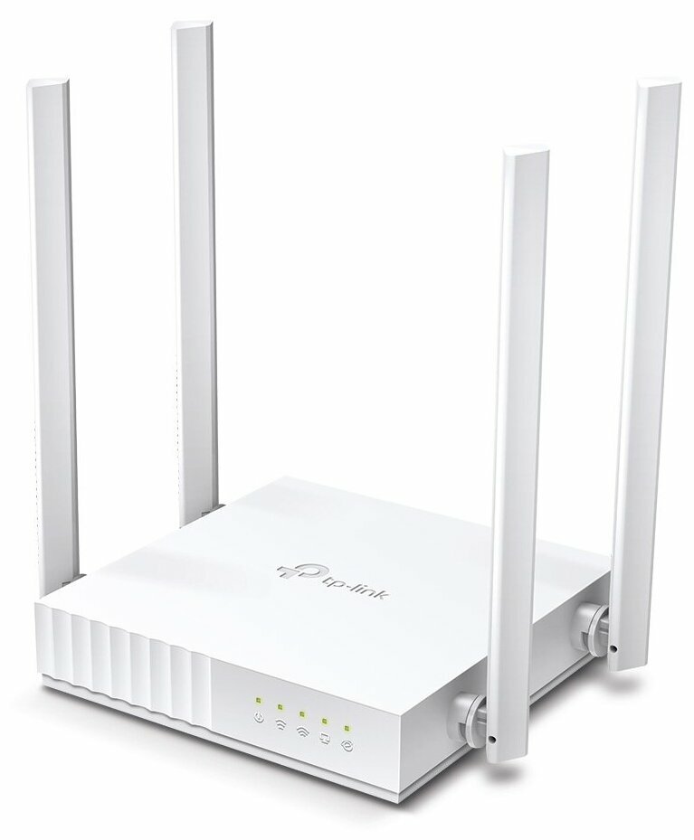 TP-Link Беспроводной маршрутизатор TP-Link Archer C24 WiFi 433Мбит/сек. + 4 порта LAN 100Мбит/сек. + 1 порт WAN 100Мбит/сек. (ret)
