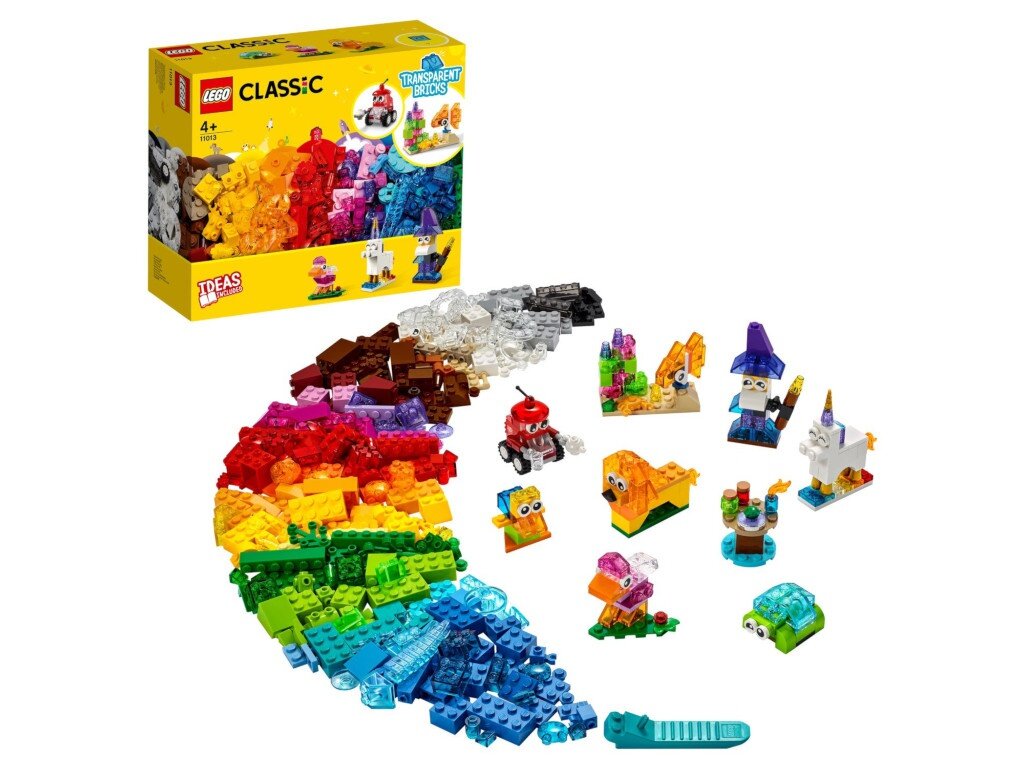 Конструктор LEGO Classic 11013 Прозрачные кубики