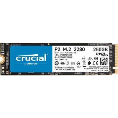 Crucial SSD M.2 250GB, PCIe Gen 3.0, NVMe, CT250P2SSD8