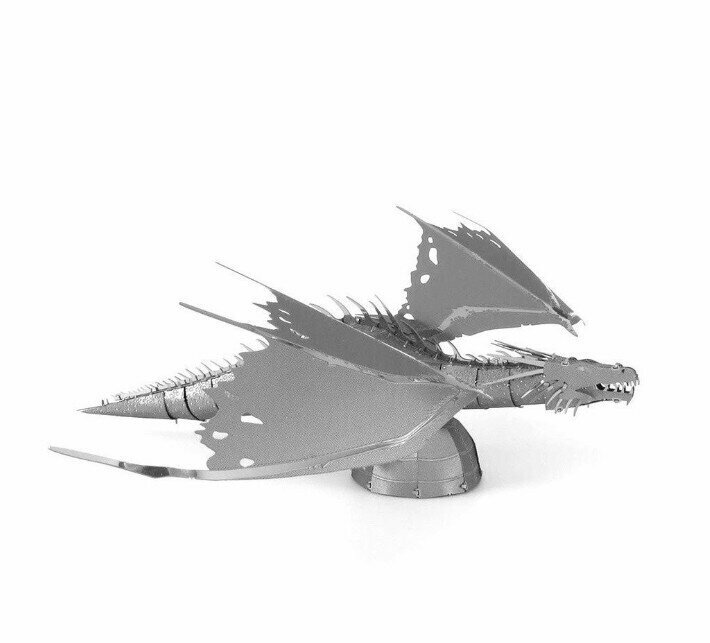 фото Металлический конструктор / 3D конструктор / Сборная модель Гарри Поттер - Грингготтс Дракон