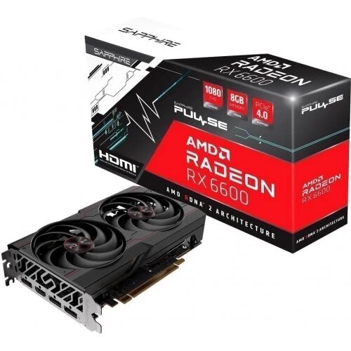 Видеокарта Sapphire PULSE Radeon RX 6600 8 GB (11310-01-20G)