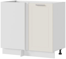 Кухонный модуль, без столешницы, напольный, ШНУ1000, Белый / Альфа Холст белый