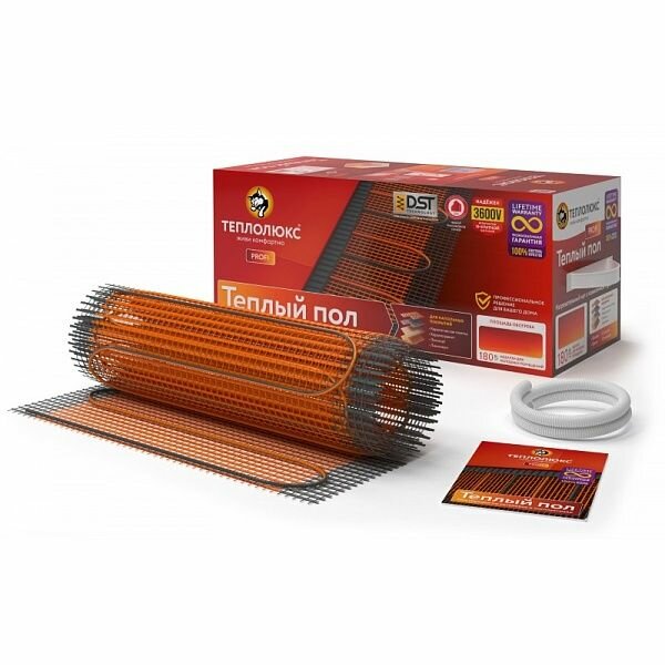 "Теплолюкс" ProfiMat 1800 Вт - 10,0 кв.м. Нагревательный мат для теплого пола