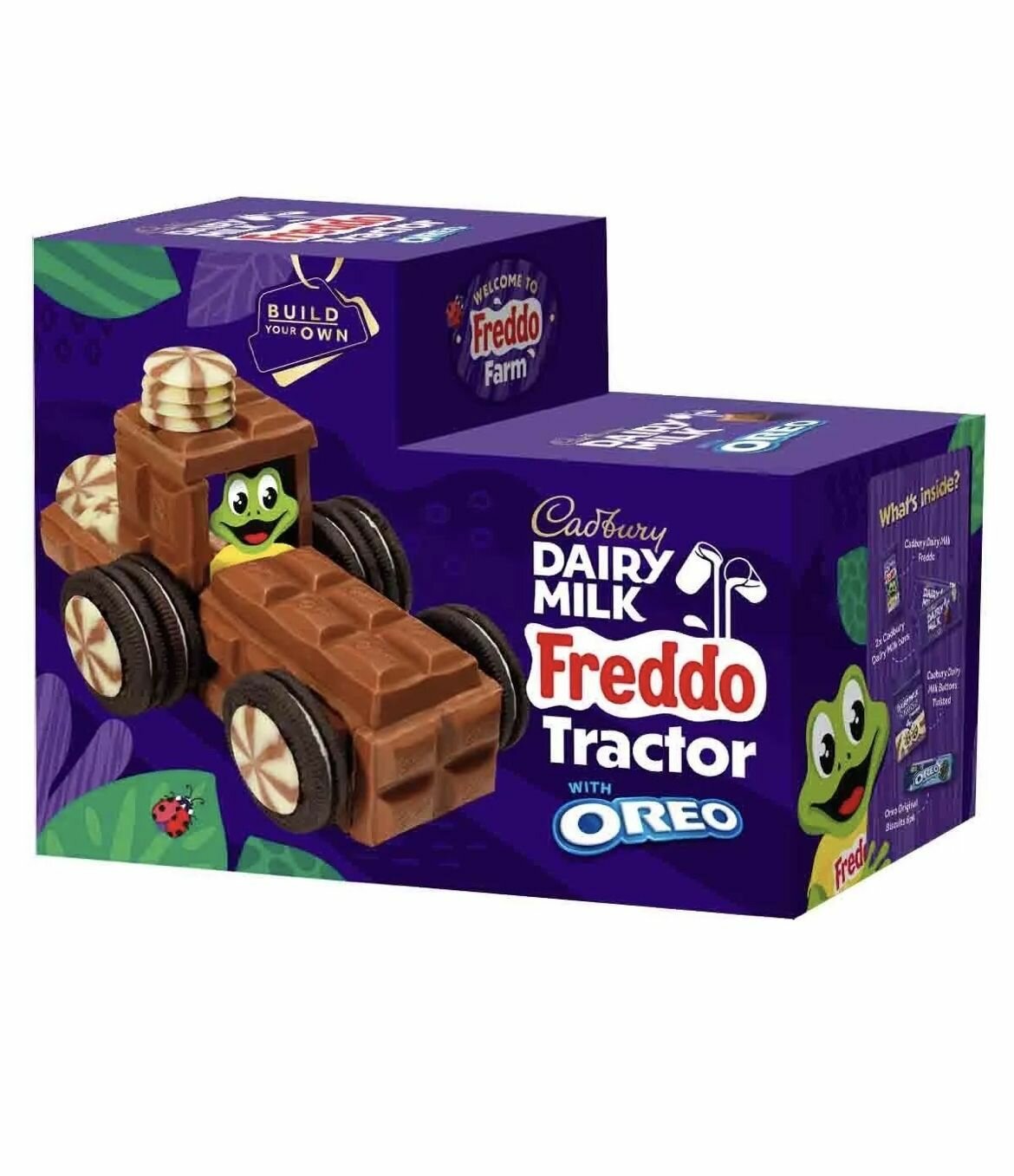 Набор шоколада CADBURY DAIRY MILK FREDDO & OREO TRACTOR KIT, 5шт - фотография № 1