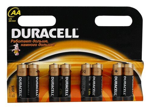 Батарейки Duracell LR6-8BL Basic AA 8шт