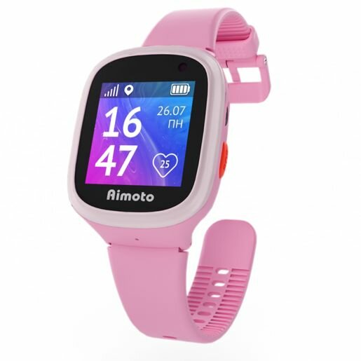 Детские умные часы AIMOTO Start 2 с GPS - розовые