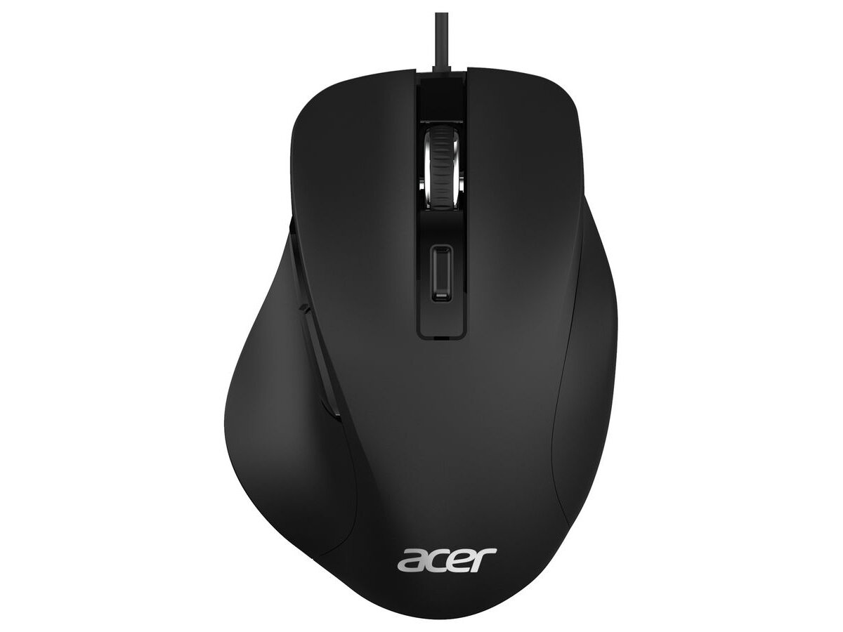 Мышь проводная Acer OMW120, 2000dpi, Черный ZL.MCEEE.00H
