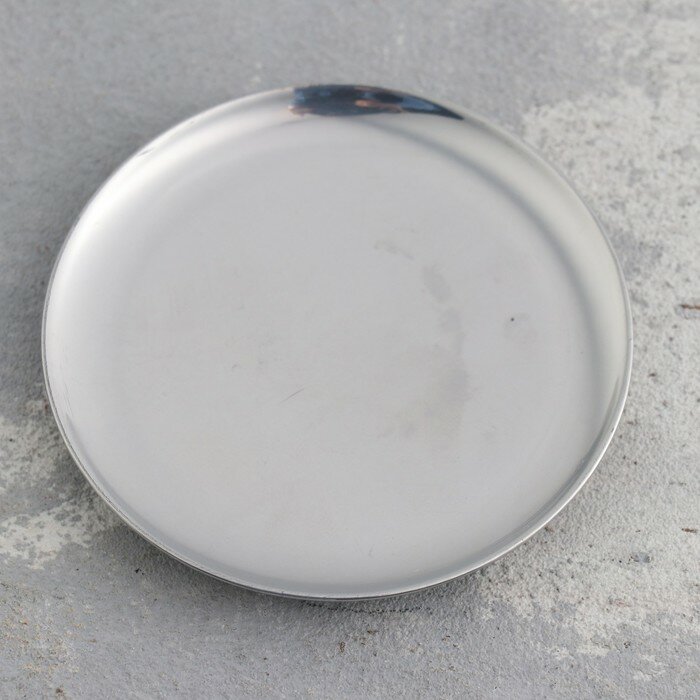 FlowMe Подсвечник "Тарелка 76" металл на одну свечу, 7,6х7,6 см, хром - фотография № 3