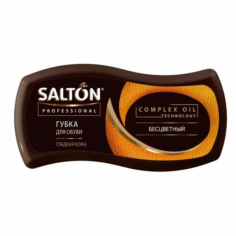 Губка для обуви Salton "Professional", Волна, бесцветная, для гладкой кожи (47788211)