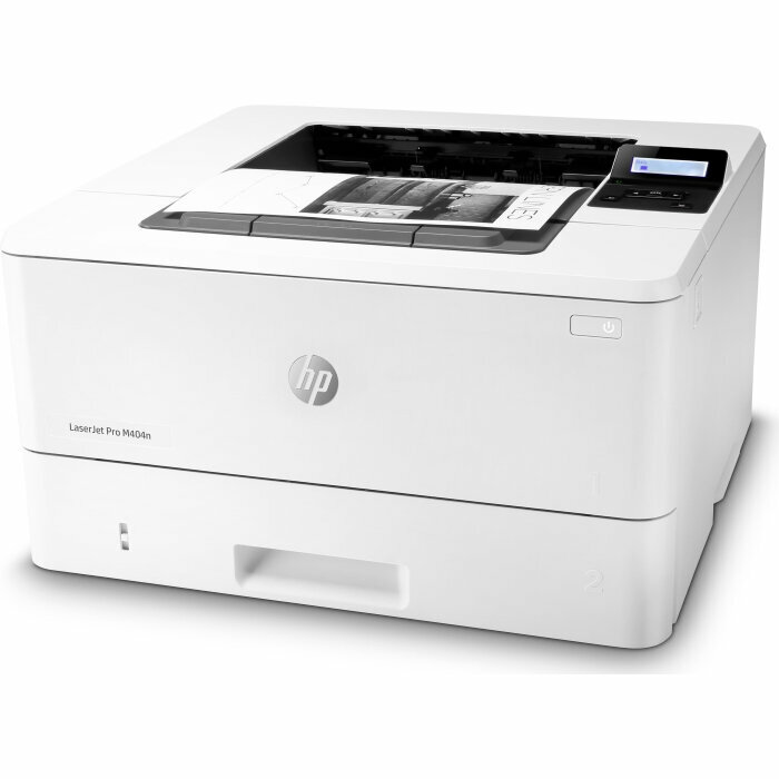 Принтер HP LaserJet Pro M404n W1A52A/A4 черно-белый/печать Лазерный 1200x1200dpi 38стр.мин/ Сетевой интерфейс (RJ-45)