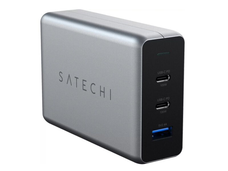 Сетевое зарядное устройство Satechi 100W USB-C PD Compact GaN Charger 100 Вт