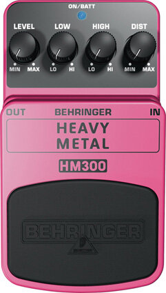 BEHRINGER HM300 - педаль эффектов 'хэви метал'-дисторшн