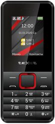 Мобильный телефон teXet TM-207 Black/Red