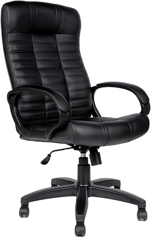 Компьютерное кресло Атлант Ультра SOFT экокожа черная