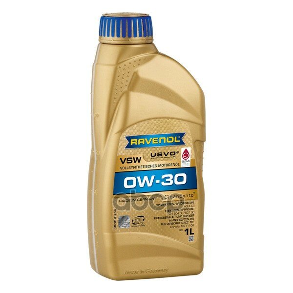 Ravenol Масло Моторное Vsw 0W-30 1Л (Синтетика)