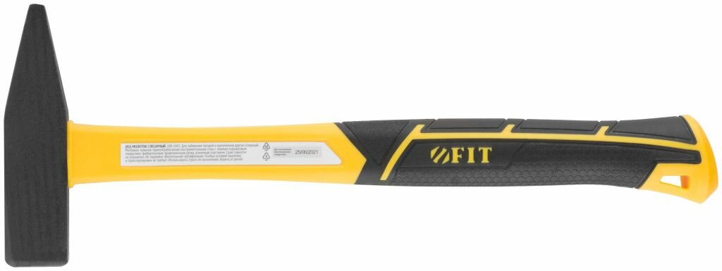 фото Молоток 500 г с фиберглассовой. ручкой FIT-44335