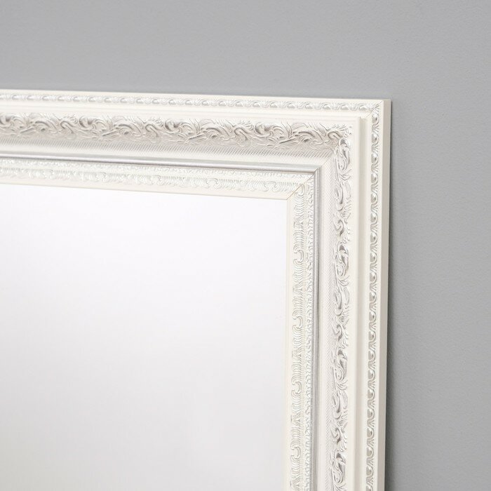 Зеркало настенное «Верона», белое, 60х120 см, рама пластик, 60 мм - фотография № 2
