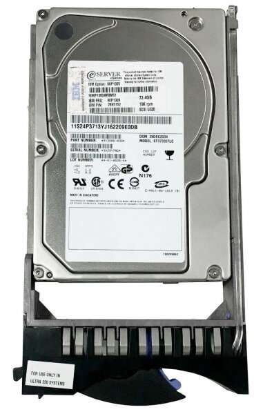   IBM 39R7308 73,4Gb 10000 U320SCSI 3.5" HDD