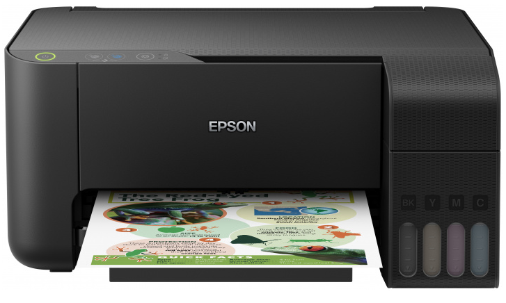 МФУ Epson L3110 C11CG87405 A4 Цветной/печать Струйная/разрешение печати 5760x1440dpi/разрешение сканирования 1200x600dpi
