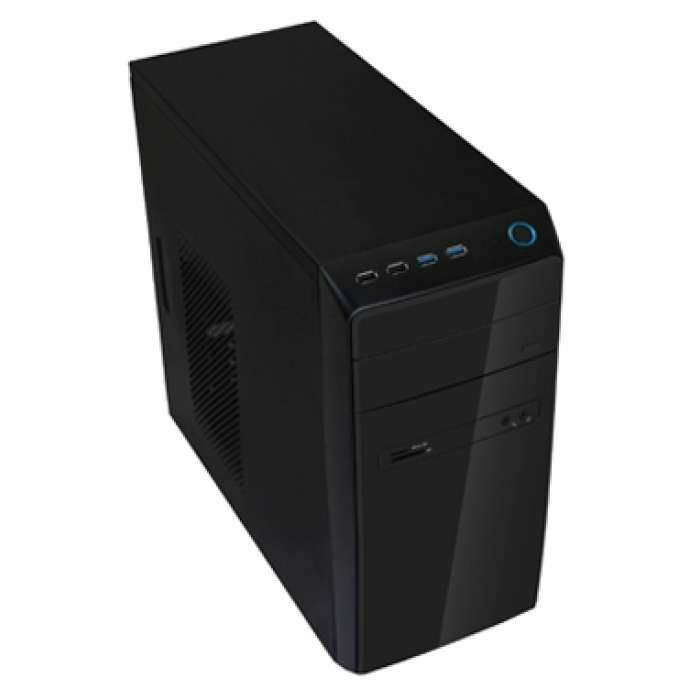 Корпус MiniTower Powerman ES726 Black PM-450ATX U2*2+U3*2+A(HD) mATX