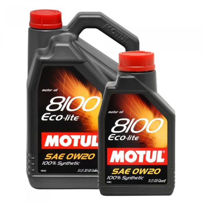 Масло моторное MOTUL 8100 Eco-Lite 0W20 API SN/CF синт. (5л) 104983/108536