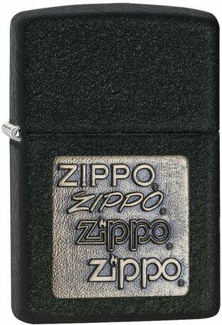 Зажигалка ZIPPO Classic с покрытием Black Crackle™, латунь/сталь, чёрная, матовая, 38x13x57 мм № 362 - фотография № 1