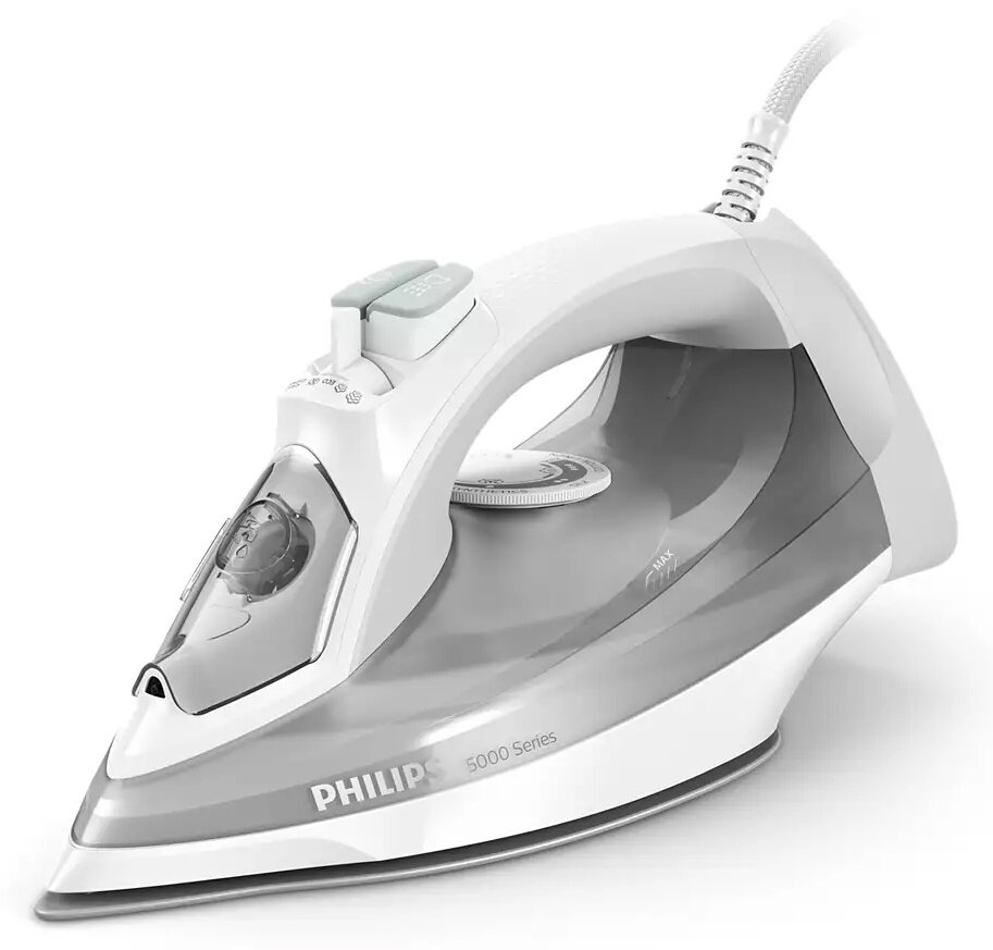 Утюг Philips DST5010/10, 2400Вт, серый/ белый