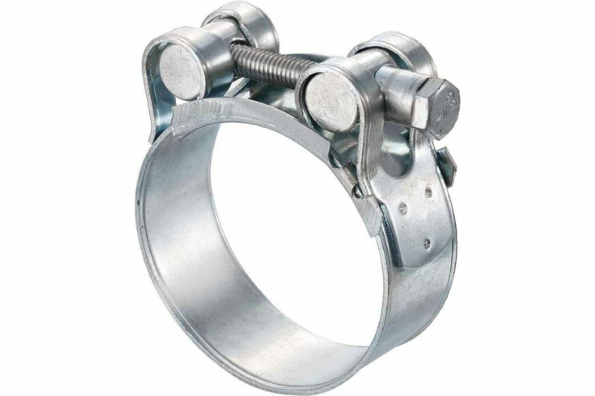 фото TITAN LOCK Усиленный хомут (26-28 мм), оцинк. железо 5 шт. TL26-28RC_5