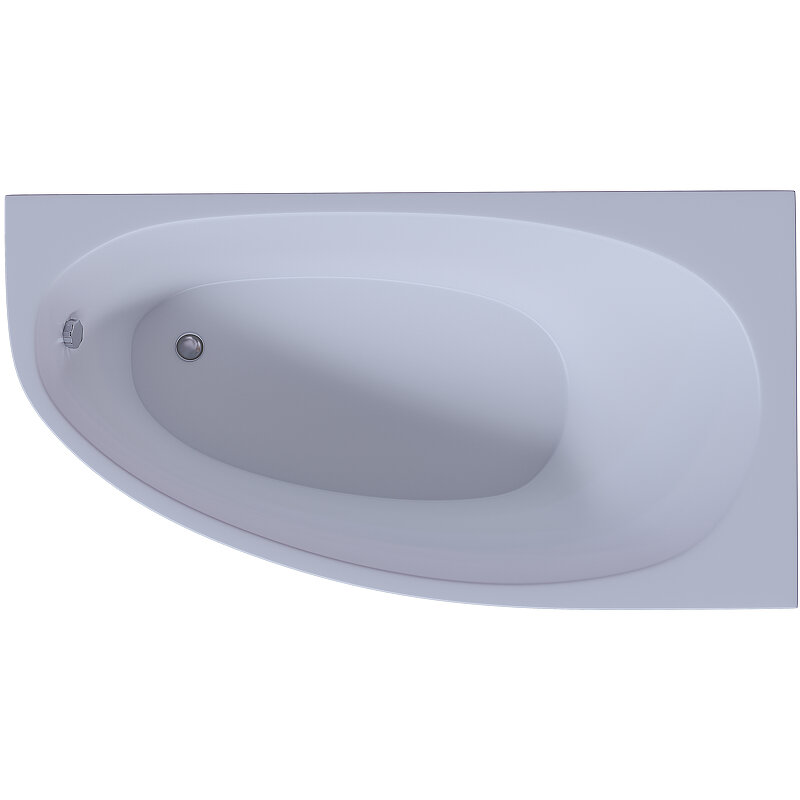 Акриловая ванна Aquatek Eco-friendly Дива 160х90 R DIV160-0000002 без панелей каркаса и слив-перелива
