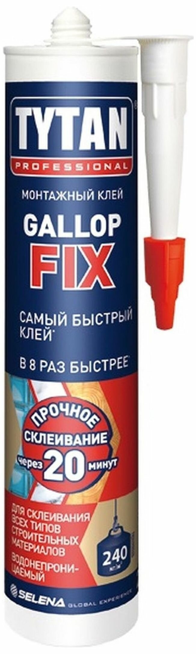 Монтажный клей Tytan Professional Gallop Fix 290 мл