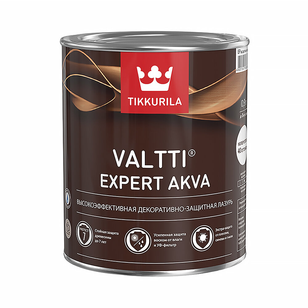 Тиккурила Декоративный антисептик Valtti Expert Akva (Валтти Эксперт Аква) TIKKURILA 0,9л тик