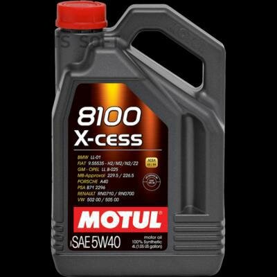 MOTUL 104256 Масо моторное 8100 X-CESS 5W40 синт.4 MOTUL