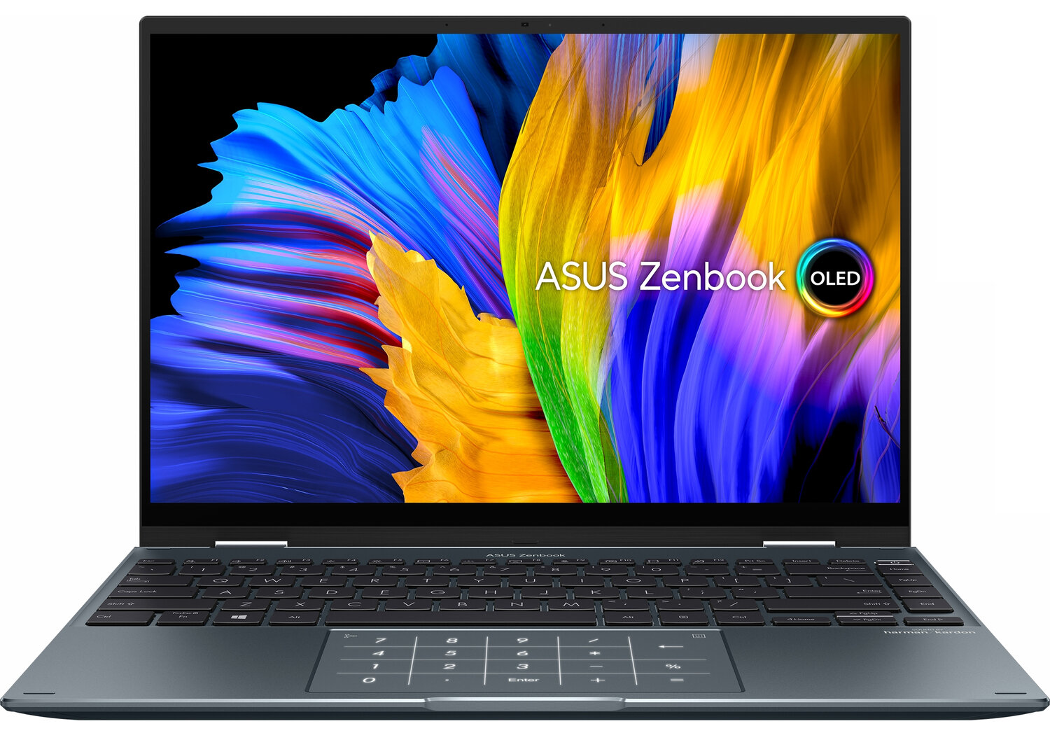 Ноутбук/ ASUS UP5401EA-KN501T Touch +Stylus +bag +cable 14"(2880x1800 OLED)/Touch/Intel Core i5 1135G7(2.4Ghz)/16384Mb/512PCISSDGb/noDVD/Int:Inte