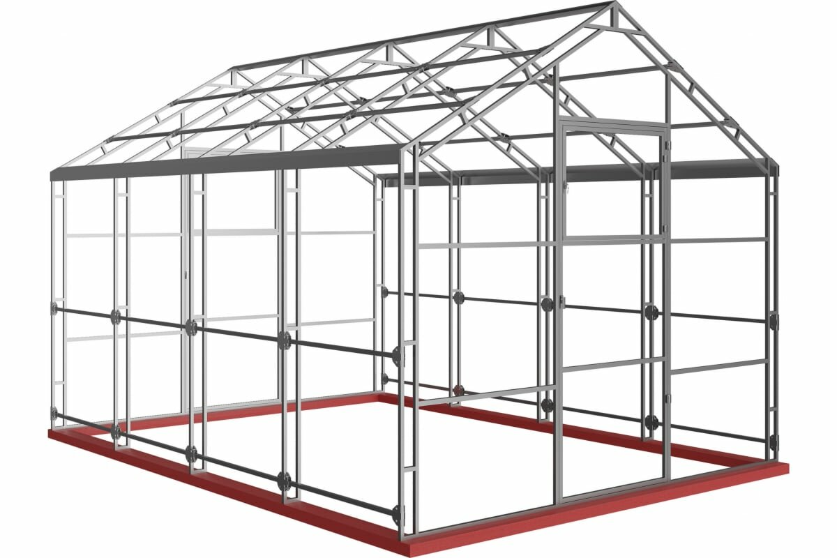 Каркас теплицы активагро.РФ Ударница англичанка База 4 м 013 - фотография № 1