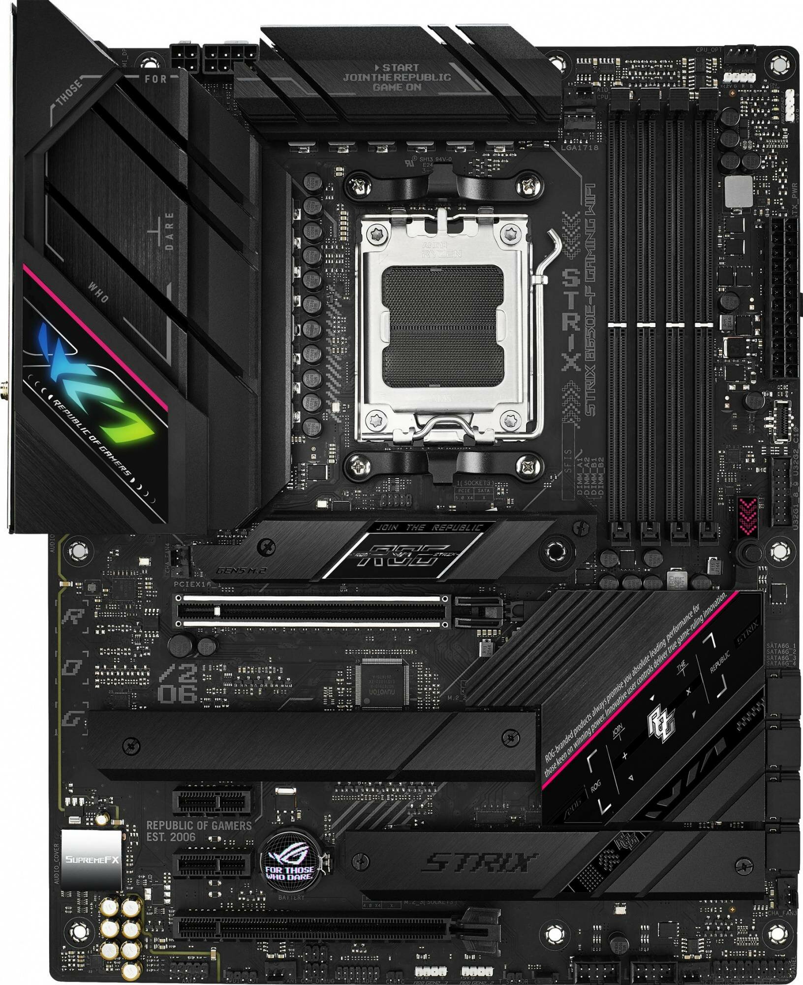 Материнская плата Asus ROG STRIX B650E-F GAMING WIFI, SocketAM5, ATX