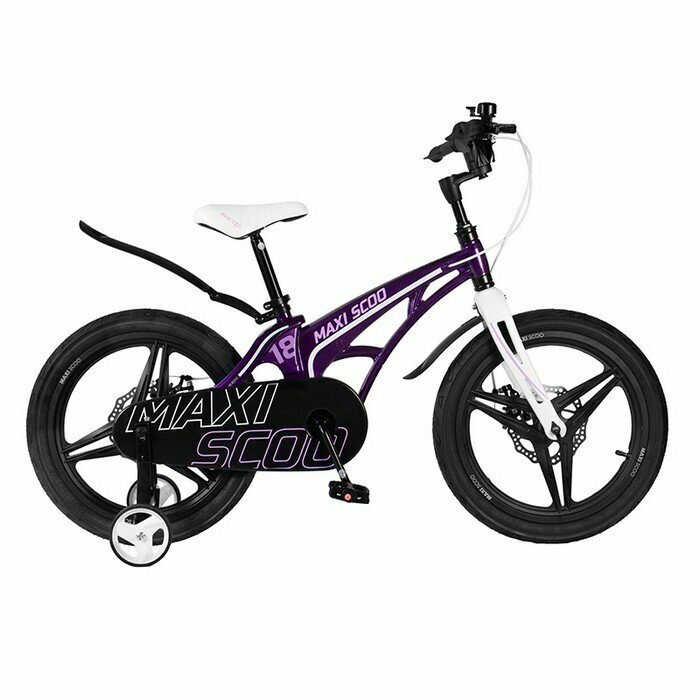 Велосипед Maxiscoo Cosmic делюкс 18" фиолетовый 18"