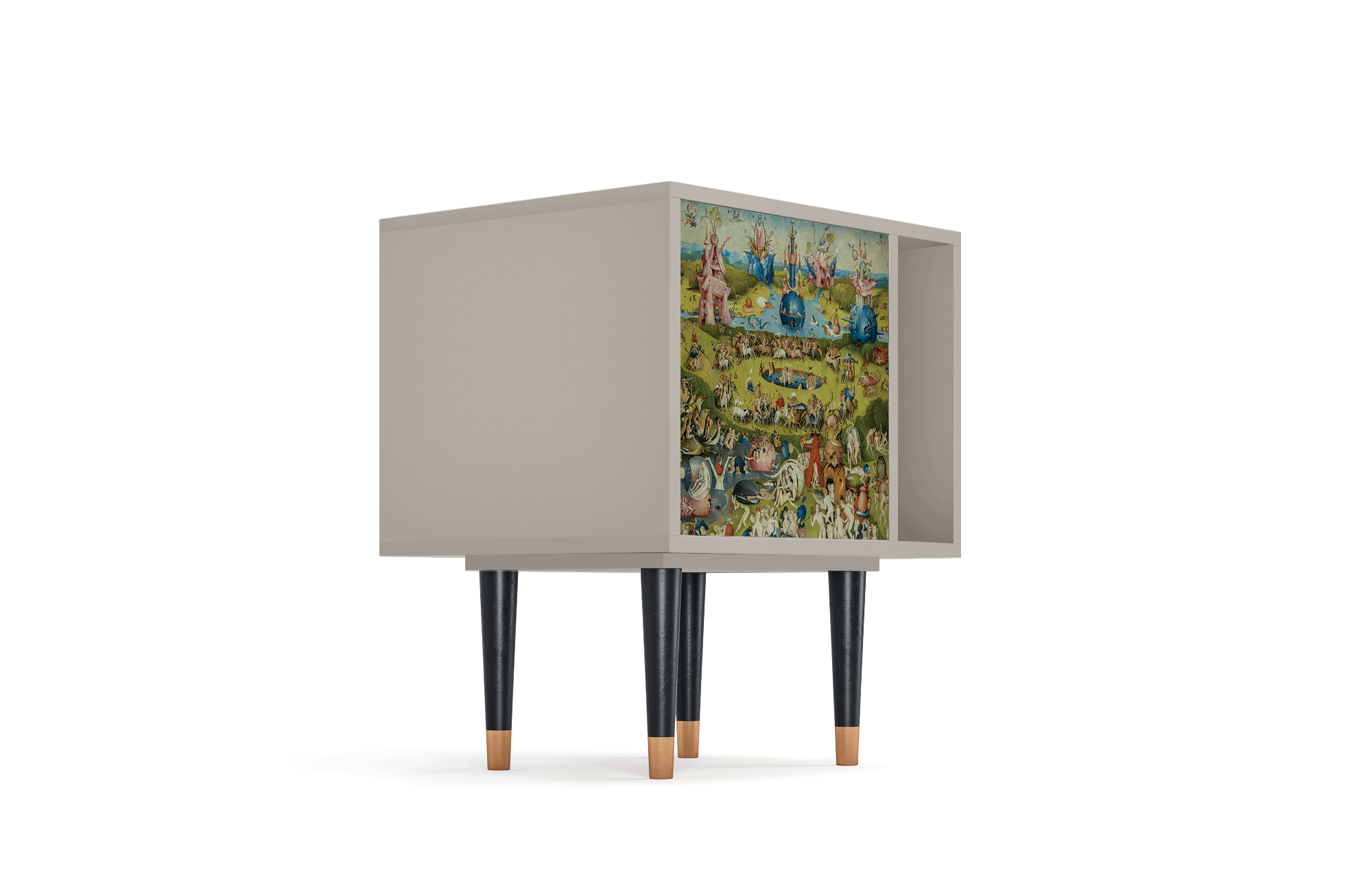 Прикроватная тумба - STORYZ - S2 The Garden by Hieronymus Bosch, 58 x 69 x 48 см, Сатин - фотография № 4